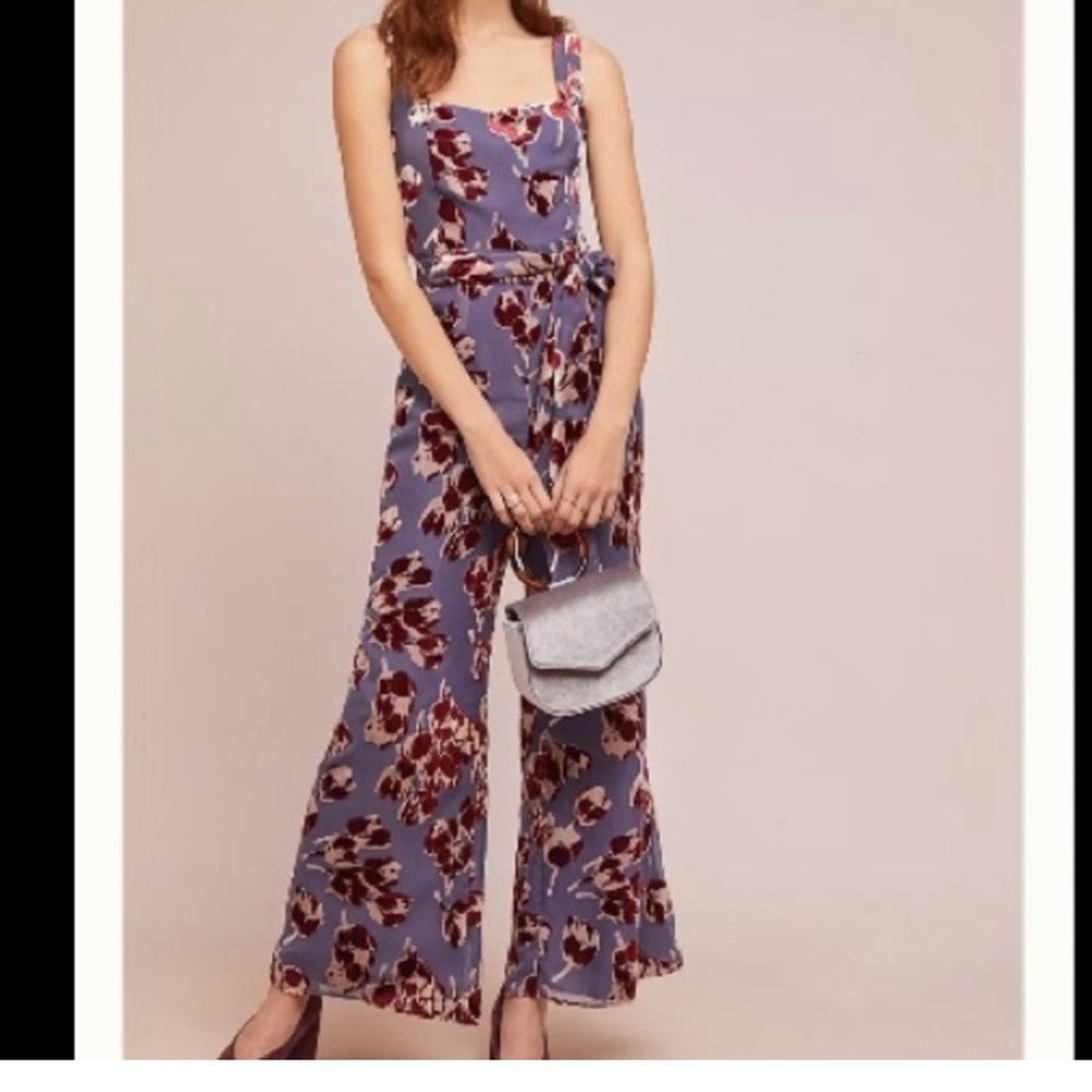 Anthropologie - Moulinette Sœurs Jumpsuit with Velvet Florals.
